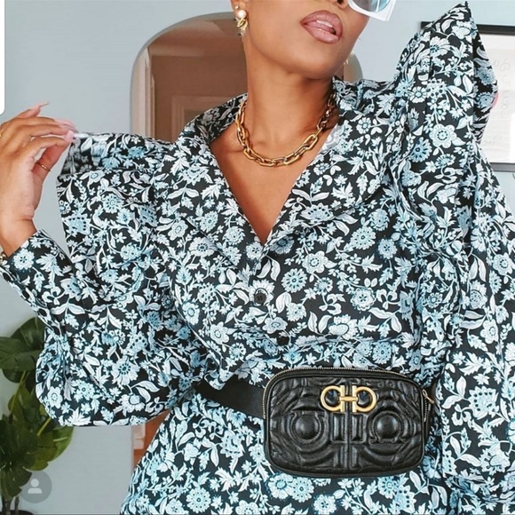 🦋Bloggers Favorite🦋 Zara Floral Jumpsuit Size M - Picture 13 of 16